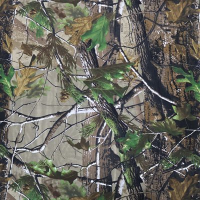 Sample of Camouflage Cloth Realtree APG Green