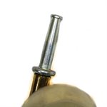 Bright Brass Soft Tread Ball Caster 1 3/4" w/ Grip Neck Stem DISCONTINUED