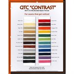 QTC Contrast Thread Sample Chart