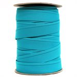 Recacril Acrylic Canvas Binding 1 1/4" One Side Folded Turquoise DISCONTIUED